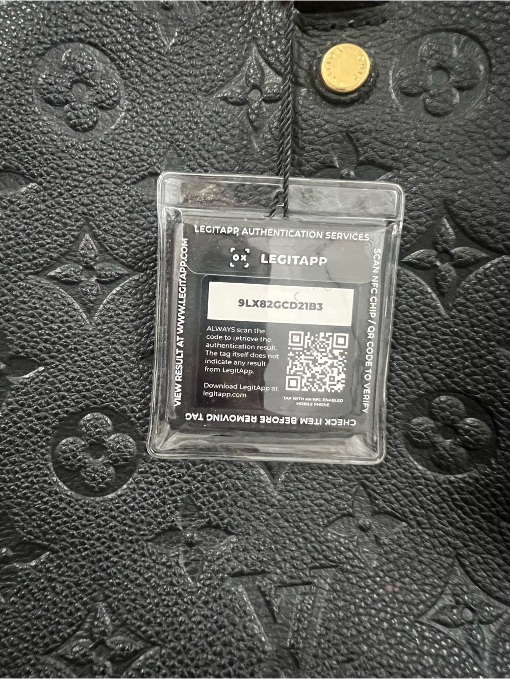 Like new Louis Vuitton Black Monogram Empreinte Speedy Bandoulière 30 w dust bag - Picture 4 of 11